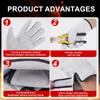 25CM Electric Welding Gloves Single-Layer Sheepskin Gloves With Adjustable Buckles Heat Insulation Wear Resistance For Welding