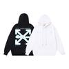 1219 Off-White 2026 Herbst und Winter Neu OW Wirbelwind Buchstabenmuster Pullover Druck Herren und Damen Kapuzenpullover
