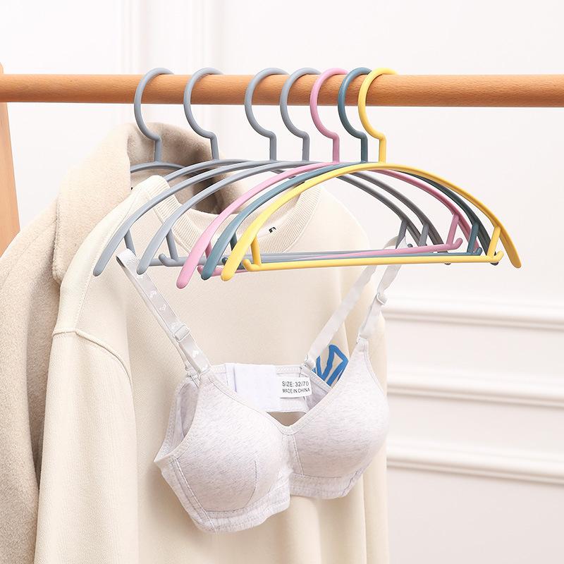 Household 10 Non-slip Plastic Adult Bedroom Indoor Balcony Wide Shoulder Clothes Shelf