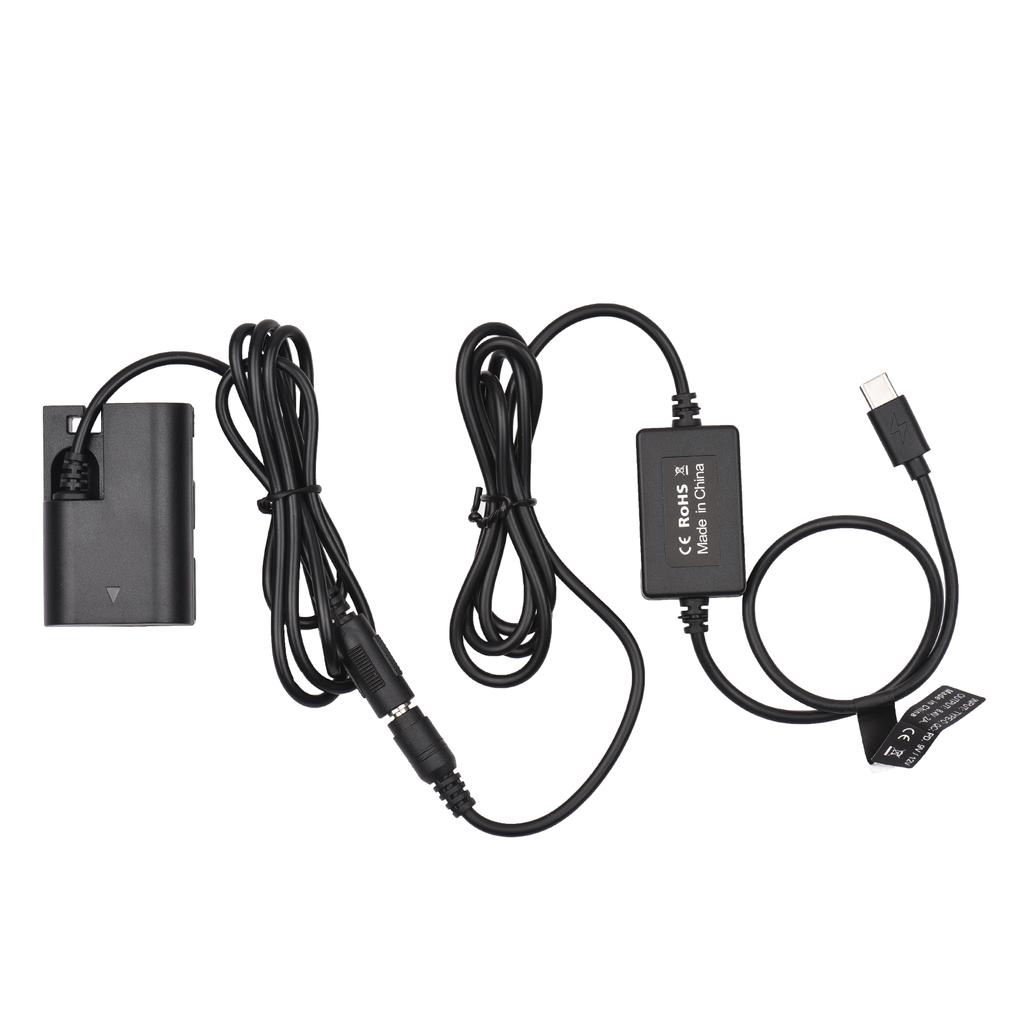 PD USB Rollenmaschinenlinie Typc Kabel zu DRE6 Dummy Batterie DC Koppler LPE6N Ersatz für Canon EOS 60D 70D 80D