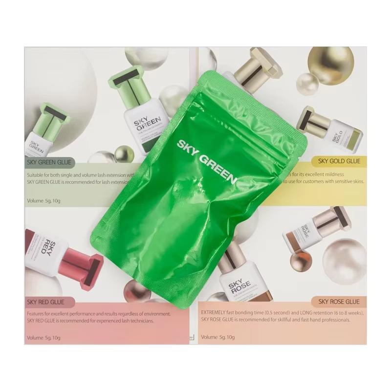 Korea Original 5ml Sky Glue Lady Black Powerful Lash Glue for Eyelash Extensions Low Irritation 1-2 Second Fast Drying Glue