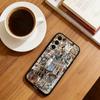 Renaissance Theme Phone Case For Samsung Galaxy A73,A72,A71,A70,A53,A52,A51,Soft Silicone Black Cover