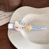 Cute Bow Glasses Cartoon Long Strip Large Seamless Bangs Side Hair Clip Duckbill Clip