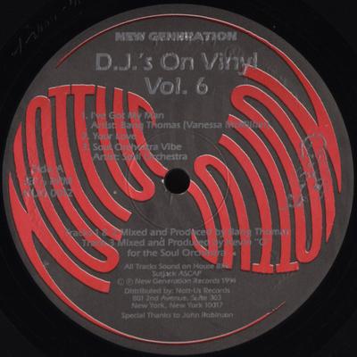 12inch Record VARIOUS - D.J.'s On Vinyl Vol. 6 NUG0012 New Generation  1994 US Dance & Electronica Used