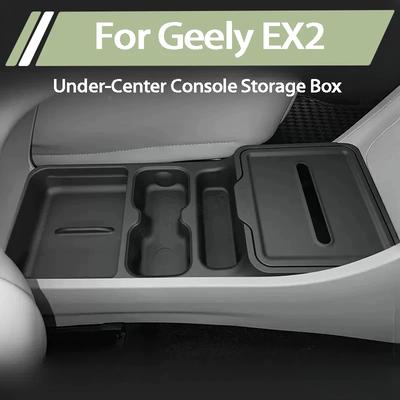 For Geely EX2 Proton eMAS 5 Geome Star Wish 2025 2026 TPE Multifunctional Storage Box Lower Center Console Interior Accessories