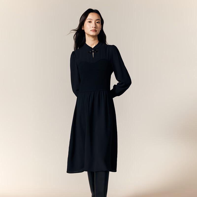 

Women s Autumn Chinese Style Long Sleeve Dress 2XL
