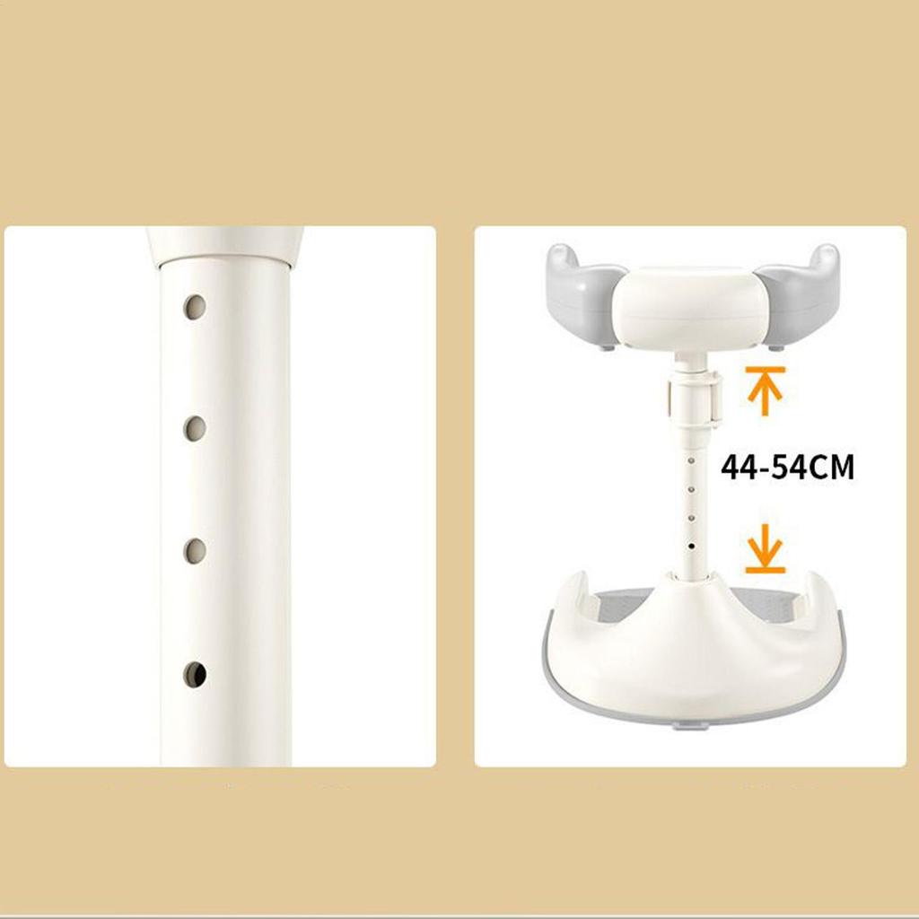 Adjustable Height Baby Shower Stand folding Baby Shower Rack Wash Seat Non-slip Bathing Device with Drainage Holes for Kids