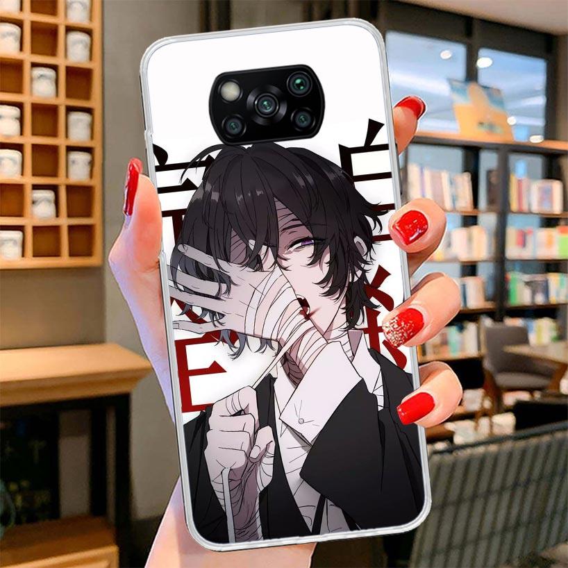 Bungo Stray Dogs Dazai Cover Phone Case For Xiaomi Poco F7 Ultra X7 X6 X5 Pro M7 Redmi 15C 15 13C 13 12C 12 10C 10 9A 9C 9T 9 Sh