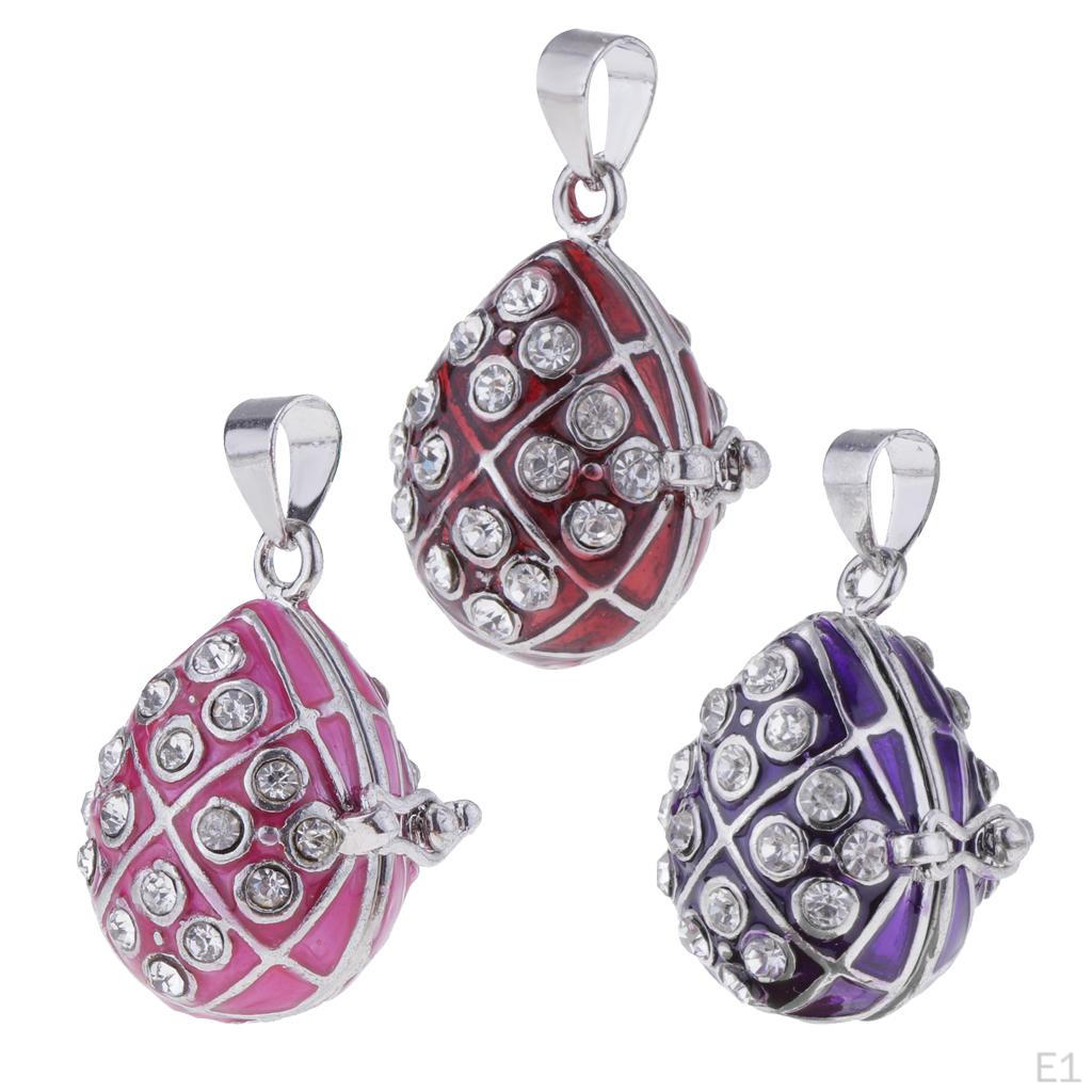 Enamel Locket Openable Cremation Keepsake Urn Pendant Memorial Jewelry