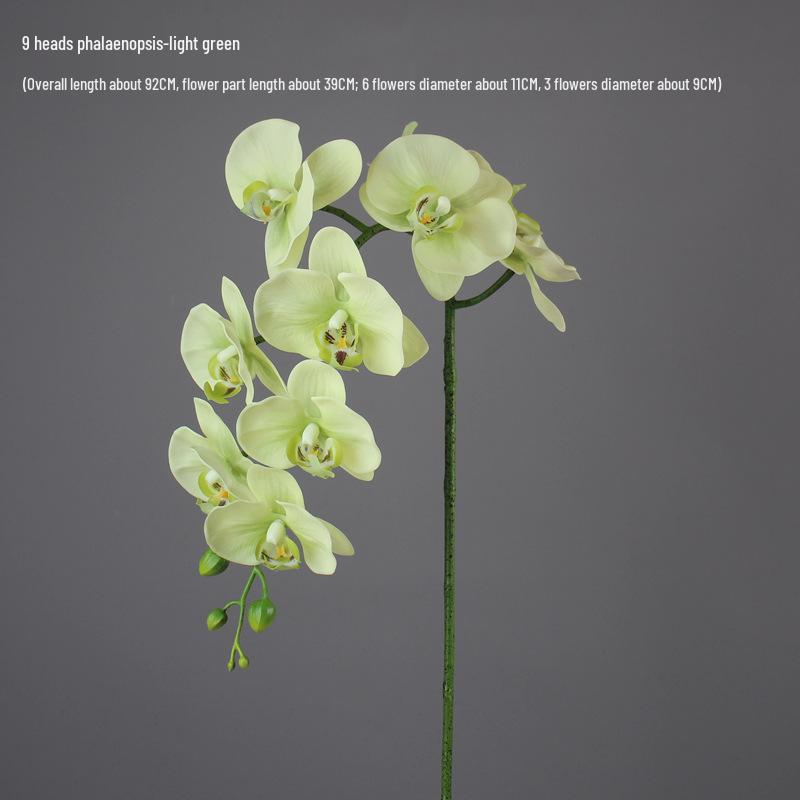 High-End PU Phalaenopsis Artificial Flowers - Single Stem for Home & Hotel Décor