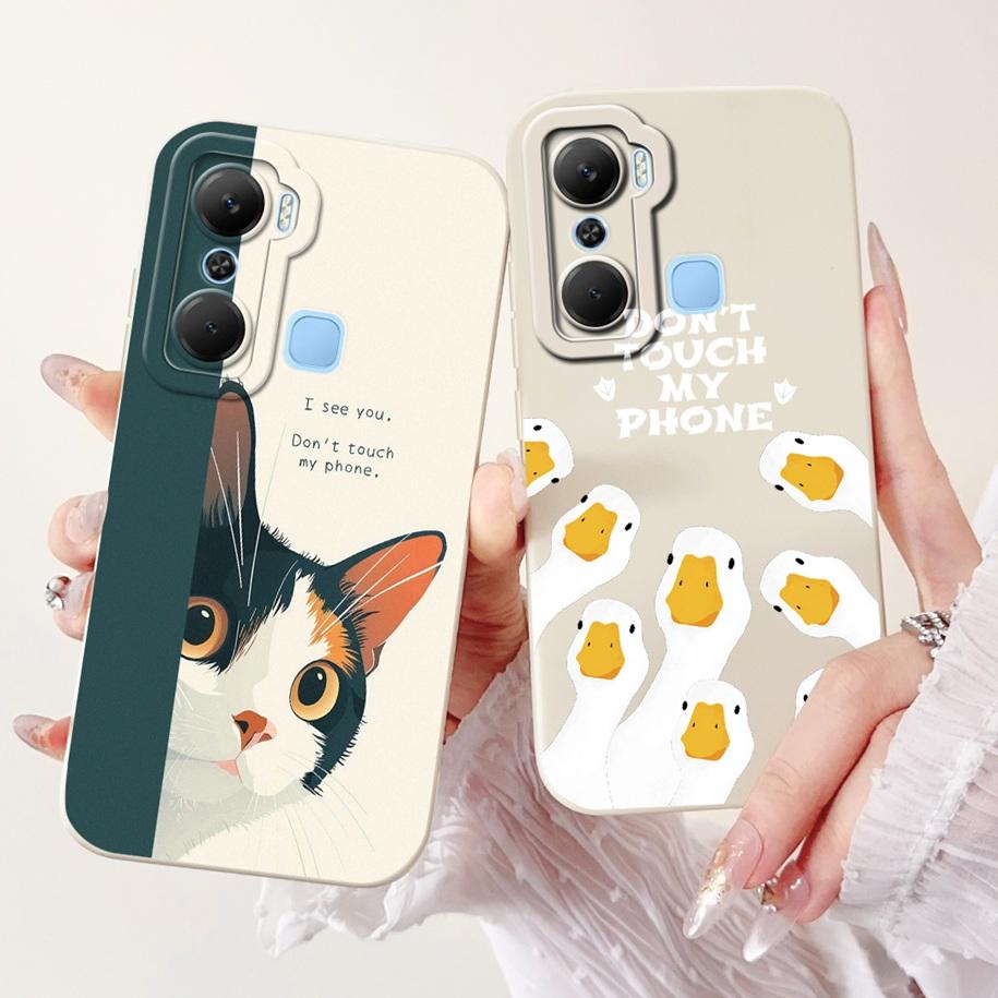 Case For Infinix Hot 12 Pro Play Cover X668 X6816 Soft Liquid Silicone Lens Protective Cases For Infinix Hot 12i Hot12 Play Capa