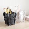 Creative Retro Cosmetics Storage Box Desktop Makeup Brush Skin Care Daily Debris Organizer Plastic Dressing Table Storage Box