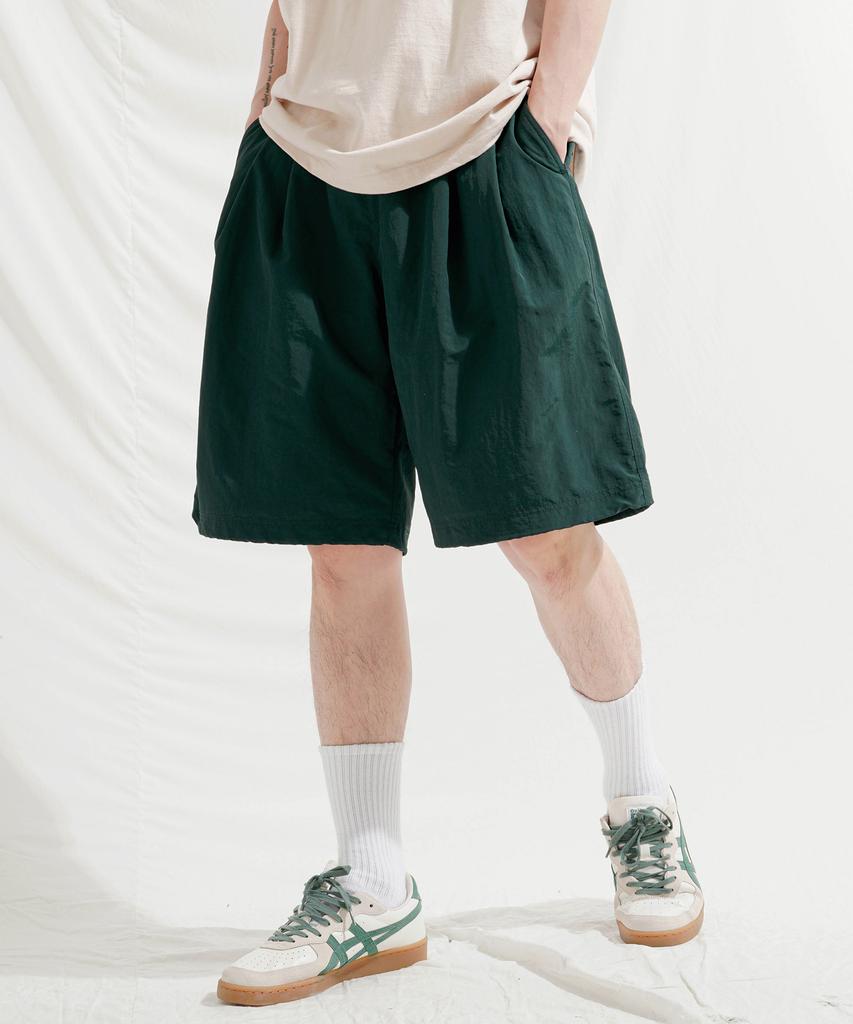 JEMUT Easy Summer Nylon Half Pants Dark Green Oysp2566