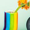 Simple Banana Vases Rainbow Vases Flower Arrangements Creative Home and Living Room Decorations Resin Crafts