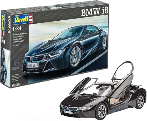 Немецкая модель Revell BMW i8 в масштабе 1/24, пластиковая