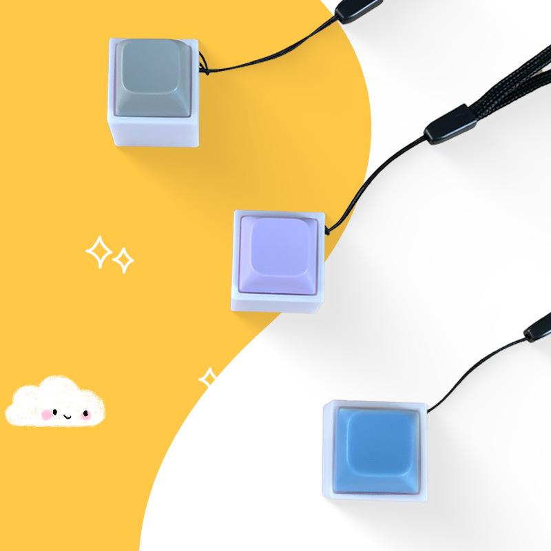 Children's Creative Decompression Keyboard Keychain Toy