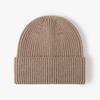 Knitted Hats Men And Women Autumn And Winter Wool Hats, Ear Protectors, Windproof And Warm Hats, Solid Color Light Board Cold Hats
