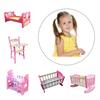 Childrens Baby Doll Pretend Role Play Toy Small Dining Chair Shaker Accessories