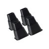 8Pieces Practical Furniture Risers 6Inch Height Adjustable Bed Leg Extenders Convenient for Small Space Daily Use