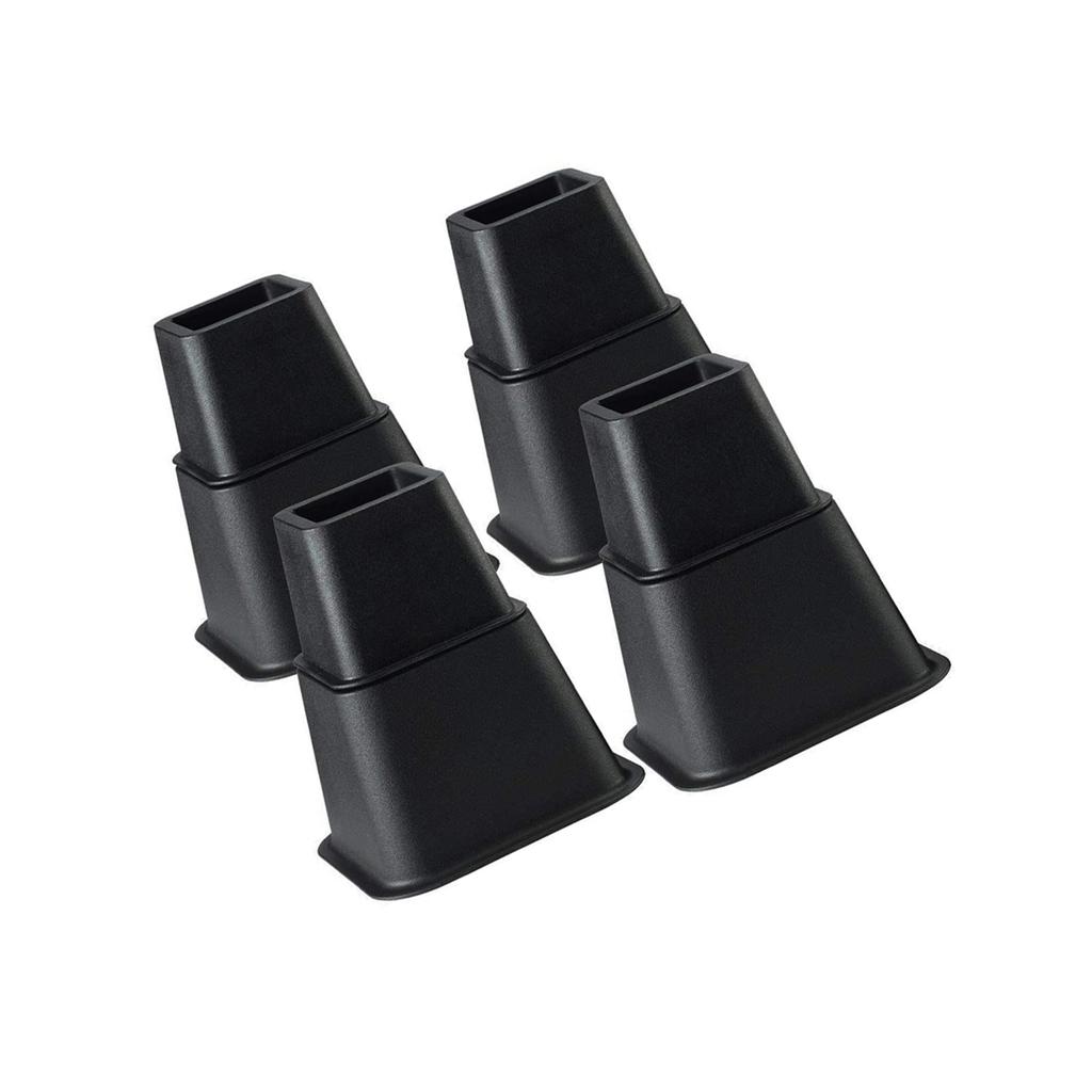 8Pieces Practical Furniture Risers 6Inch Height Adjustable Bed Leg Extenders Convenient for Small Space Daily Use
