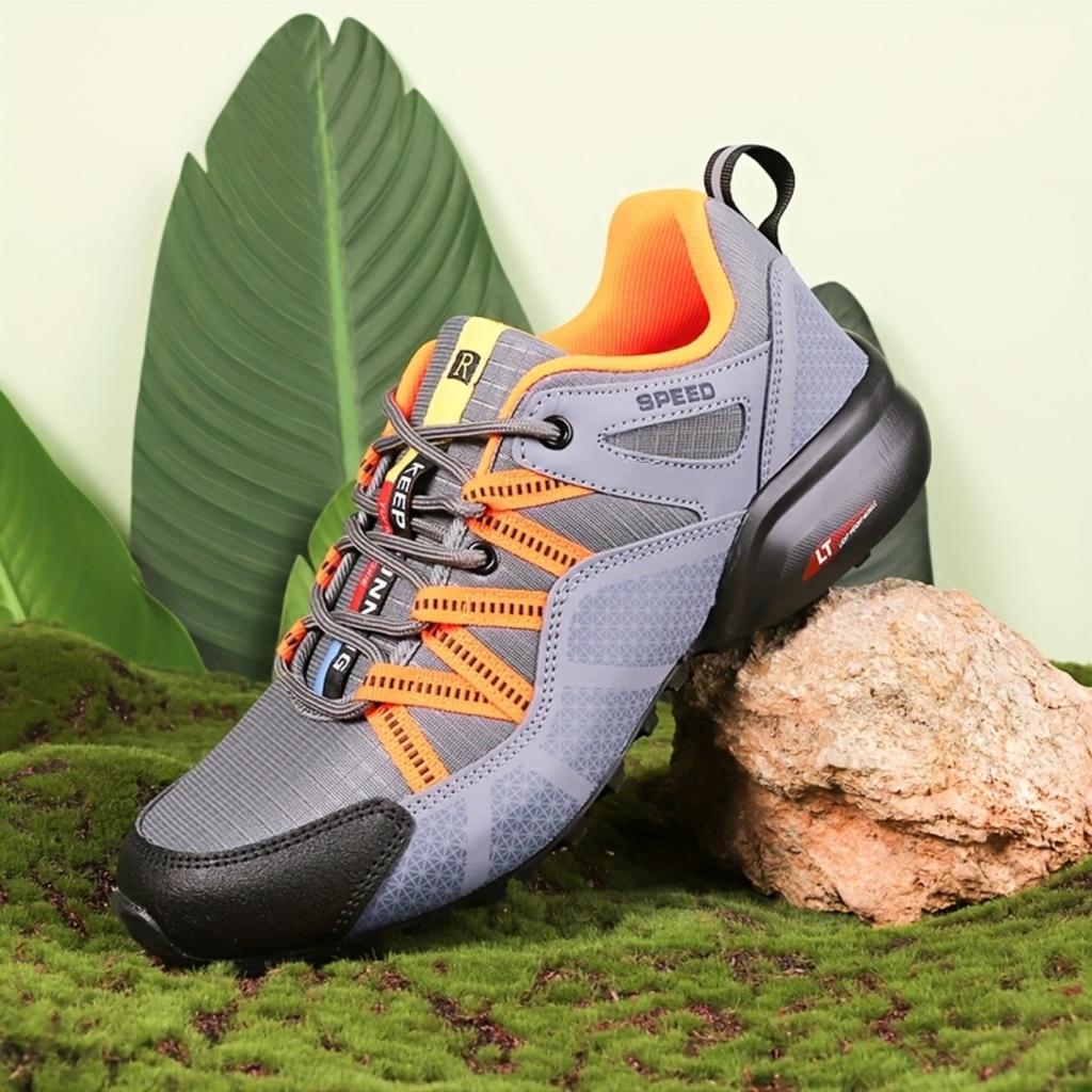 Zapatos de Senderismo para Hombre, Transpirables de Caña Baja, Adecuados para Exploración Urbana, Uso Casual, Forma de Zapato a la Moda, Suela de Agarre Robusto