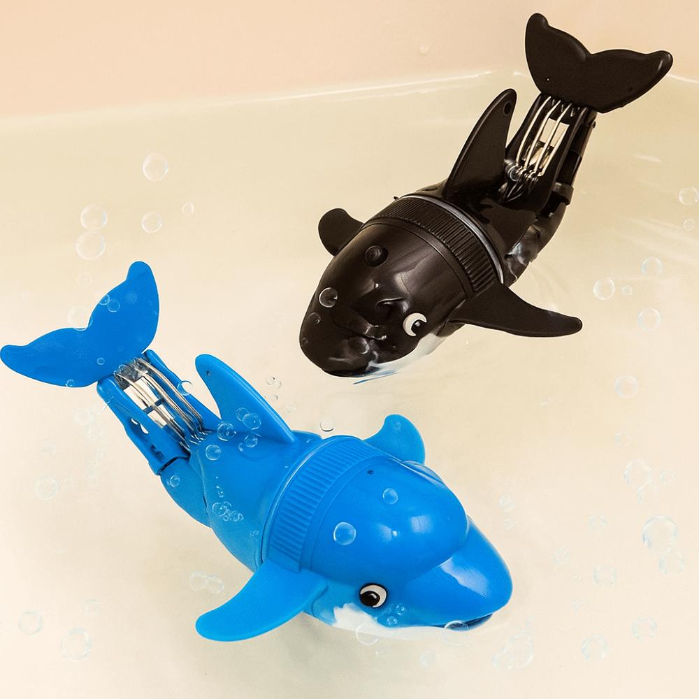 Electric Powered Electric Fish Toy Rolling Motion Bath Toy Electric Swinging Fish  Kids Birthday
