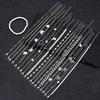 20 Pcs/Set Fashion Metal Butterfly Heart Pendant Anklets Set Bohemia Vintage Pearl Foot Bracelet Beach Woman Jewelry Gifts 2026