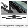 Chery Tiggo 3X Silent Frameless Front Wiper Blade Accessory
