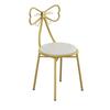 Makeup Stool Chair with Removable Backrest Soft Cushion PU Lther Vanity Chair for Bedroom Vanity