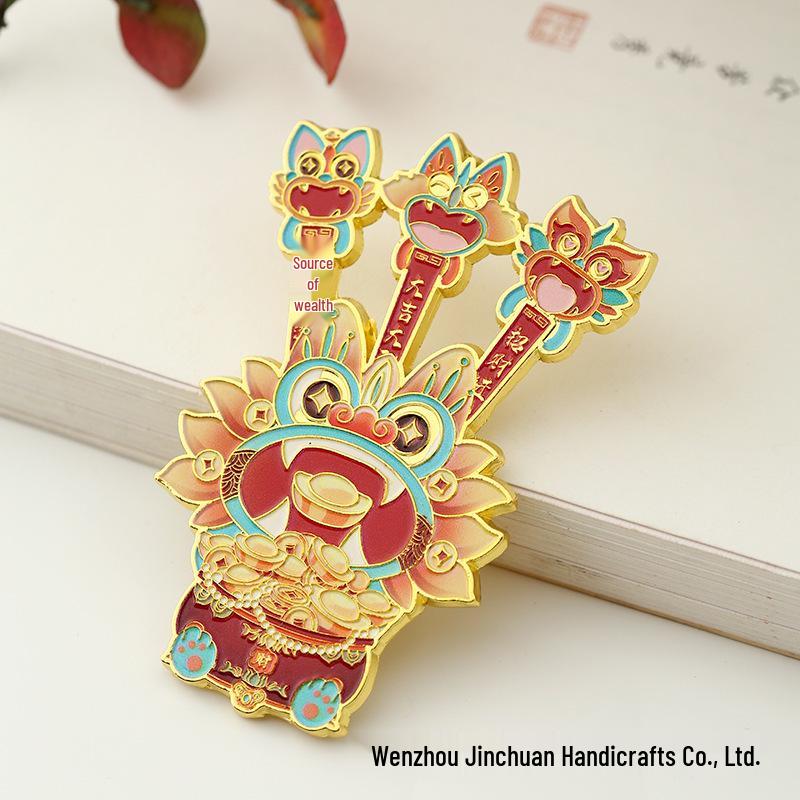 Yunnan Landmark Quicksand Magnet: Cultural Attraction Souvenir