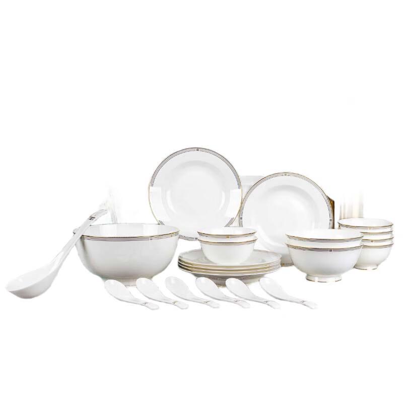 Tang Hui  Fleeting Time  22-Piece Bone China Dinnerware Set