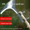 Manganese Steel High-Altitude Pruning Knife - Multifunctional Sickle for Betel Nut, Grass, and Tree Branch Cutting
