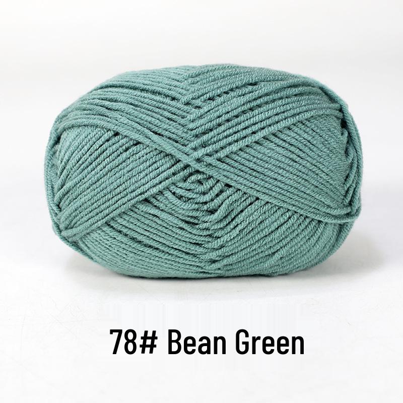Baby 4-lagiges Milchbaumwollgarn zum Stricken von DIY-Schals oder Decken