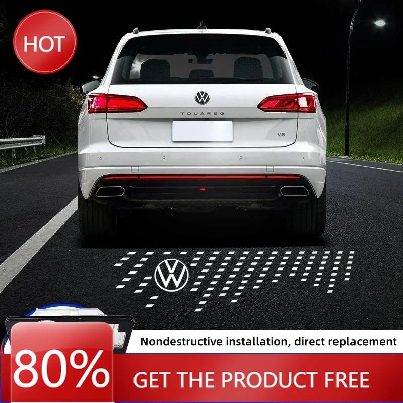2025 Heiße Kennzeichenprojektionsleuchte Für Volkswagen Golf Polo CC Passat Tiguan Arteon Touareg LED-Dekorationslichter Atmosphäre