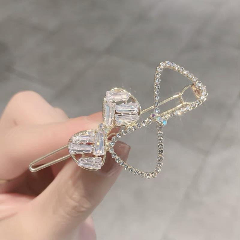 Fashion Bow, Duckbill Clip, Small Fresh Hairpin, Headgear, High-End Hairpin, Bangs, Side Clip.