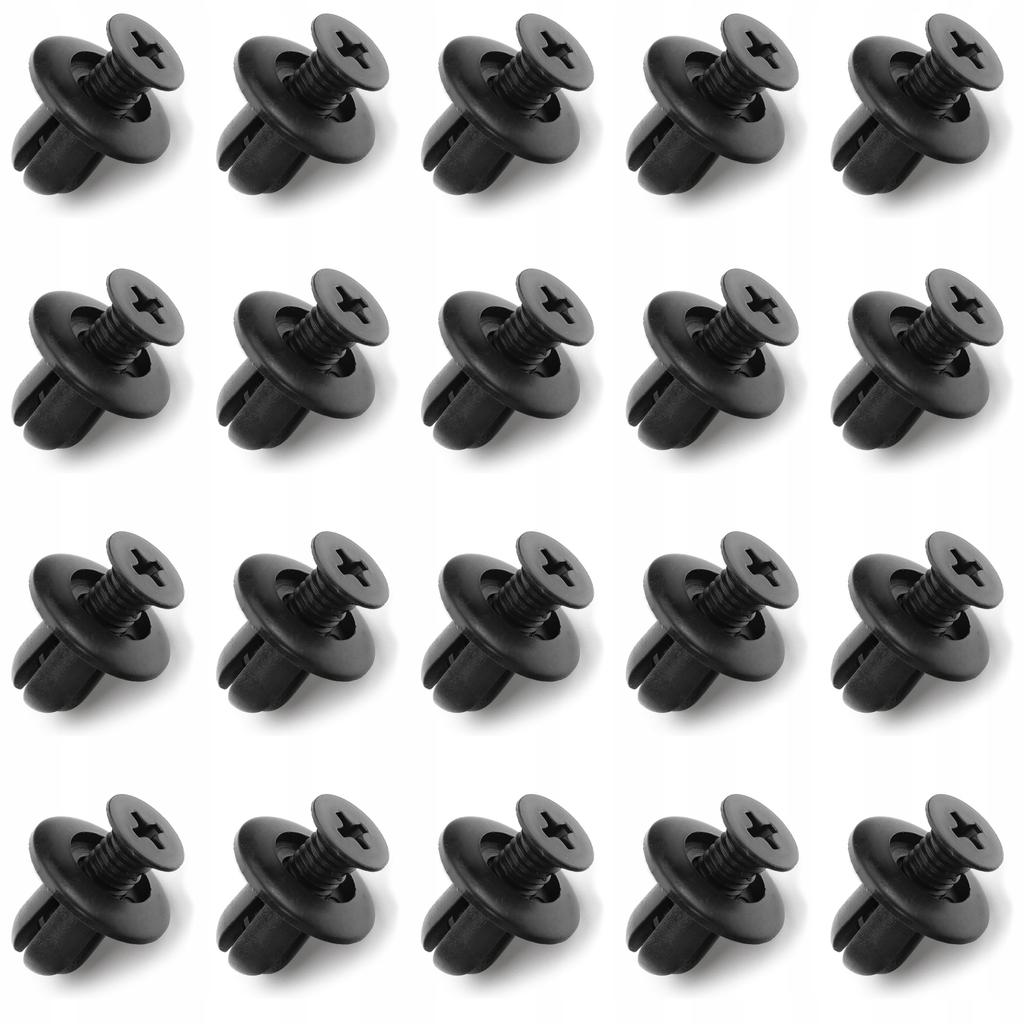 20X Spinka Klips Hyundai Kia Osłona Nadkola 8 Mm