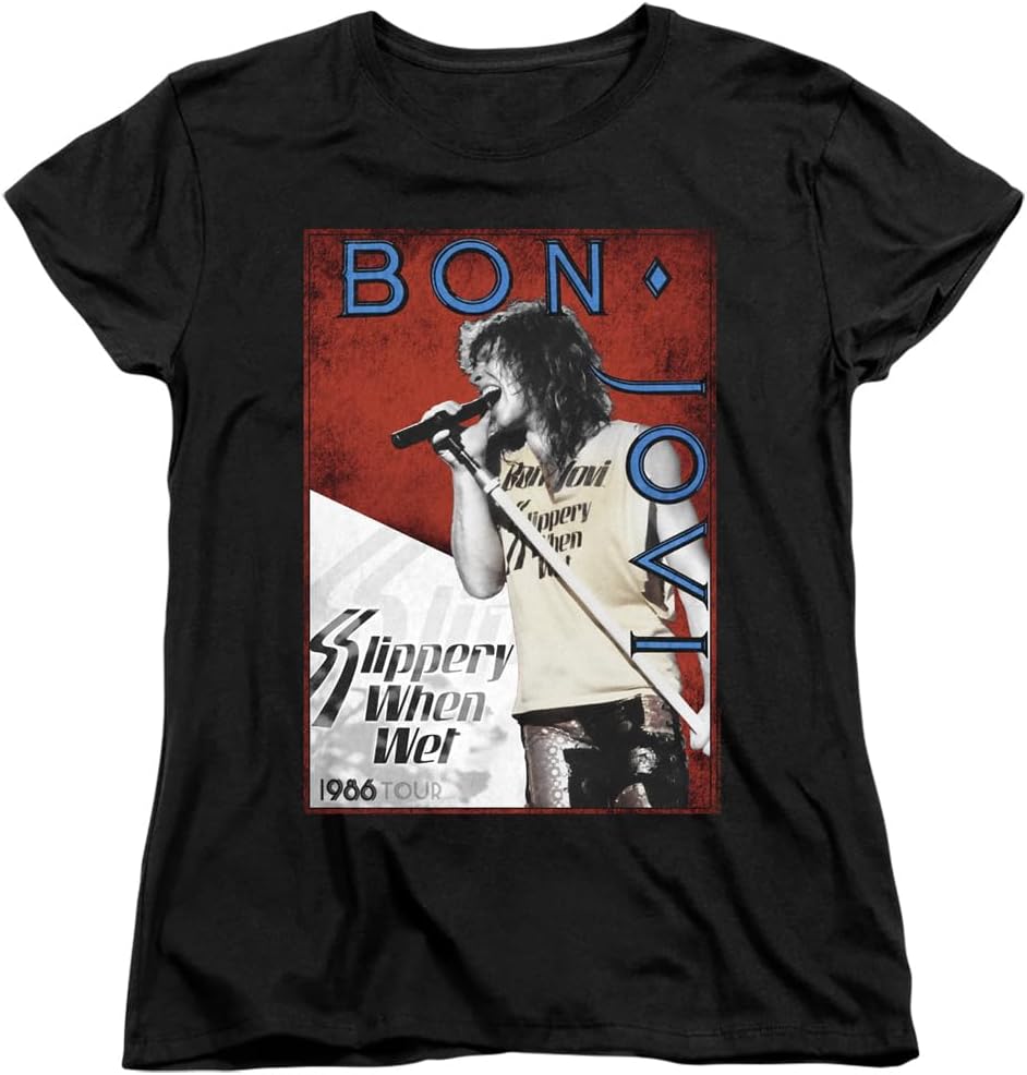 Bon Jovi Slippery When Wet 1986 Tour T-shirt XXXL