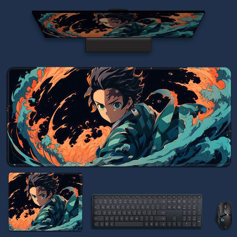 Demon Slayer Mouse Pad, Keyboard and Mouse Pad, Cheap, Exquisite, Gaming Equipment, Computer Equipment, Anime, Comics