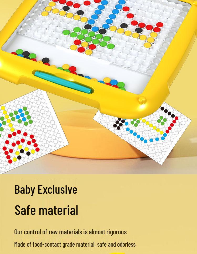 Children's Magnetic Tracing Board with Stone Pen: Educational Toy