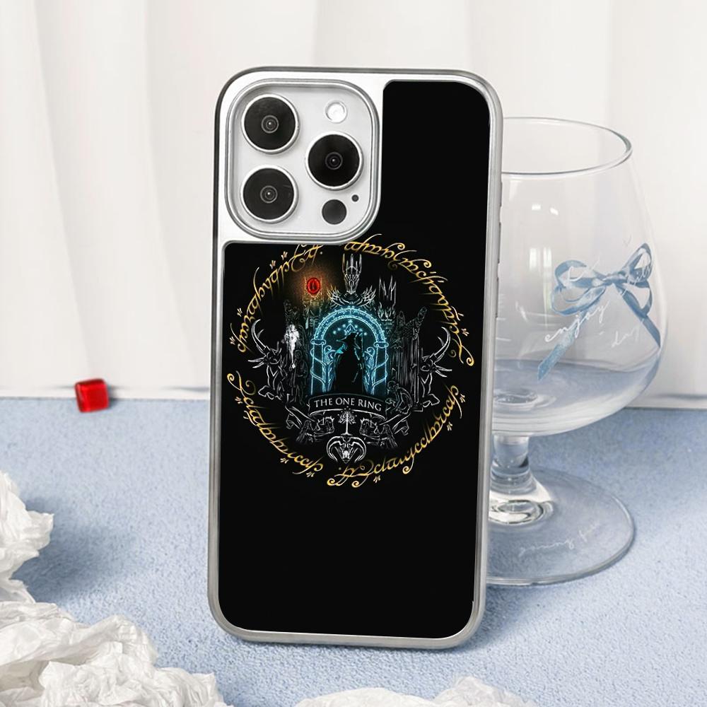 Lord R-rings Rohir-rim Cool Poster Phone Case for iPhone 16 15 14 13 12 11 Pro Max Sheepskin Silver-edged Protective Case