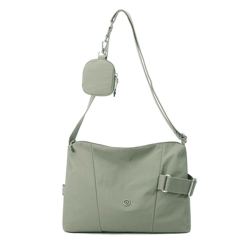 Freizeit-Umhängetasche mehrfarbig neu Damentasche leichte wasserdichte Nylontasche großes Fassungsvermögen Damen-Schultertasche