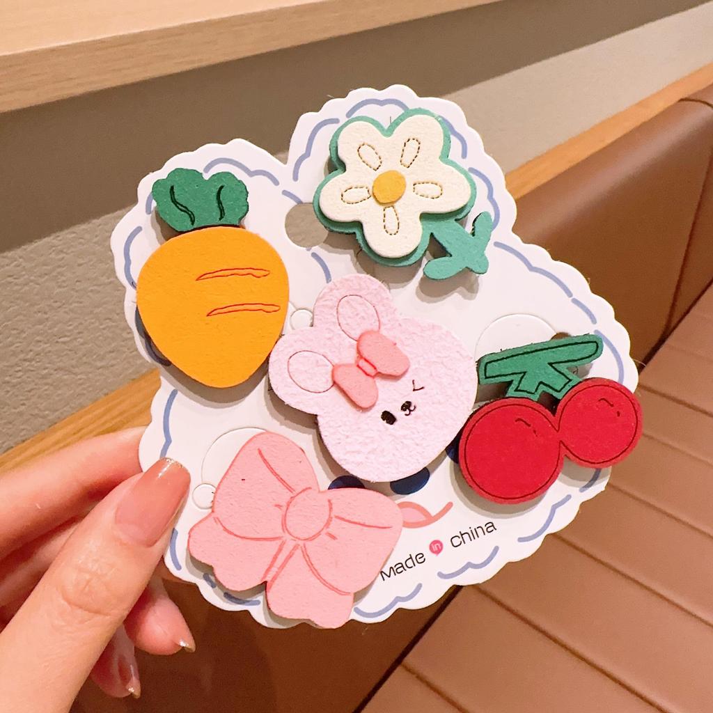 Children's Velcro Bangs Adhesive Hair Patch - Frizzy Baby Hair Headwear Accessory.