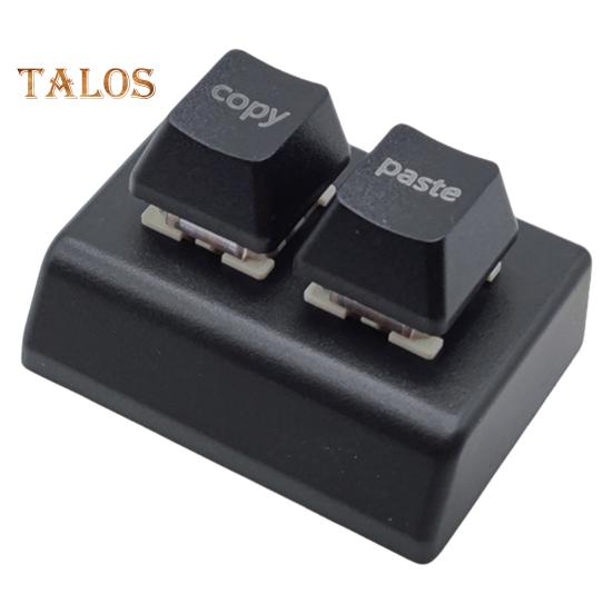 Mini Keypad Ergonomic Design Programmable Hot-Swappable Switches Keyboard USB Corded Color Mechanical 2 Key Keypad