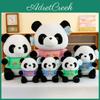 Panda Plush Toy Soft Stuffed Animal With Pp Cotton Filling For Kids Bedroom Decor