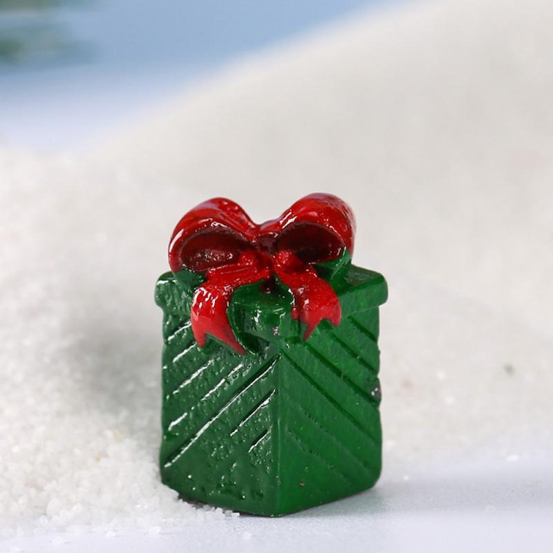 Resin Artificial Ornaments Cute Snowman Santa Claus Micro Landscape Layout Props Bonsai Decoration