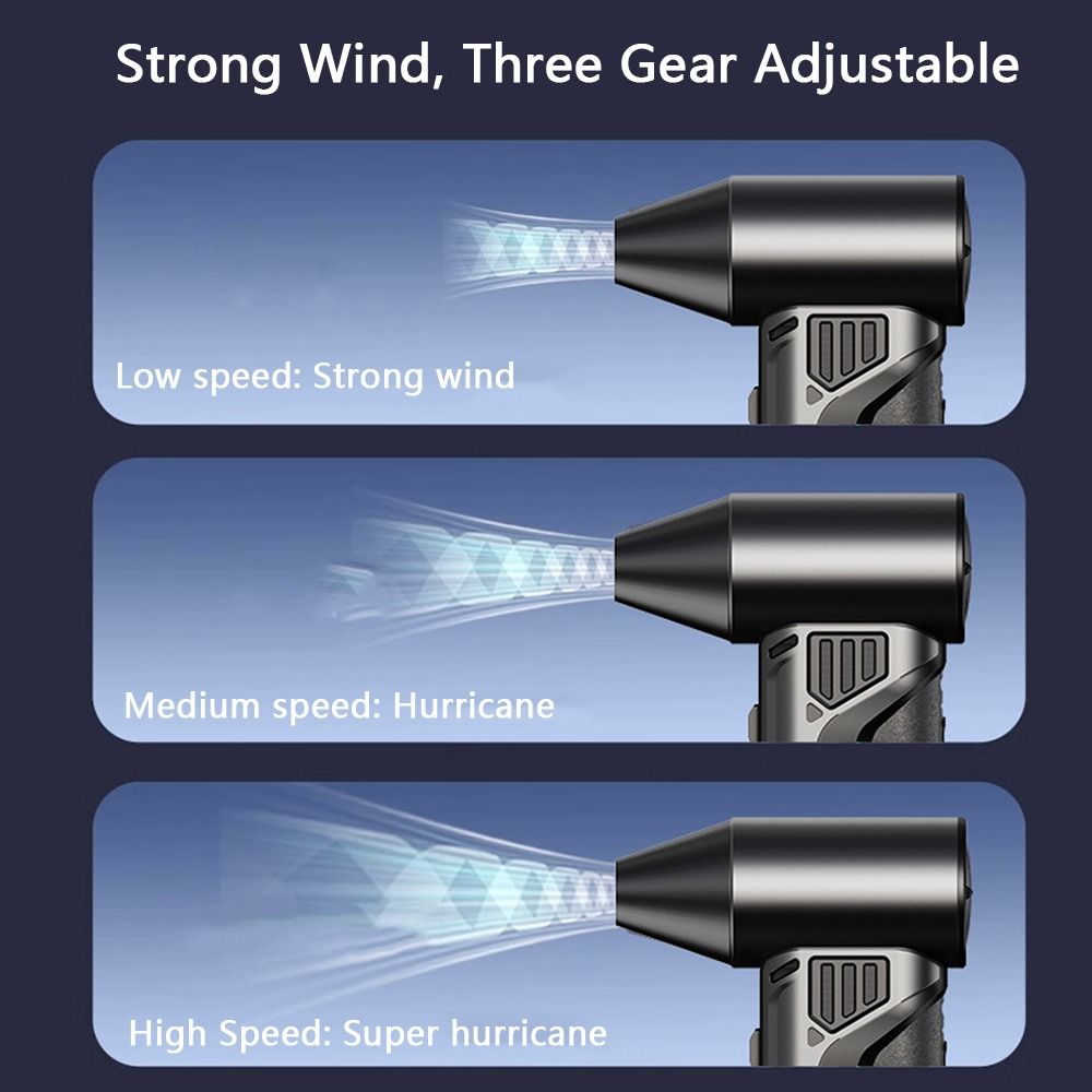 160000RPM Mini Turbo Jet Fan High-Speed Powerful Dust Blower Handheld Violent Fan Outdoor Camping