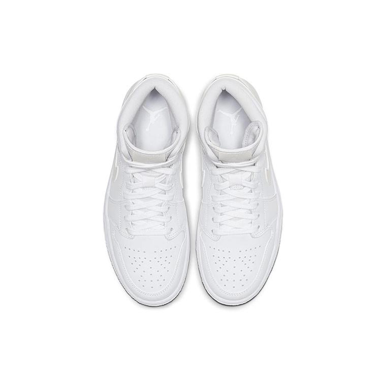 New JORDAN 1 Mid Ivory White Women's BQ6472-112