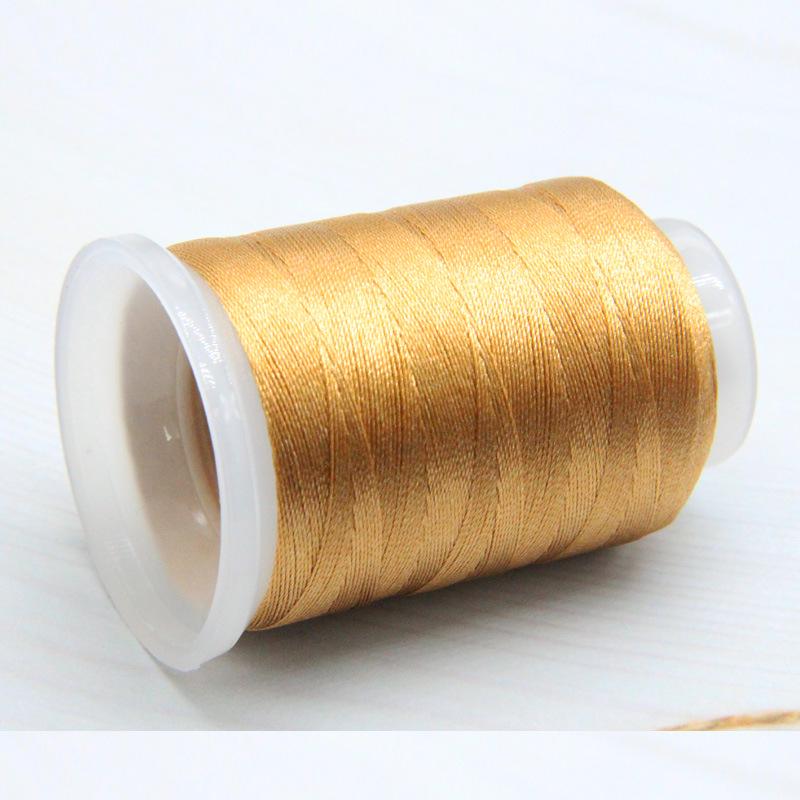 Vibrant Ice Silk Tassel Thread: 51 Colors for DIY Bracelets & Necklaces