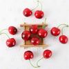 10 Pair False Cherry Decorations Artificial Cherries Props for Shopping Mall
