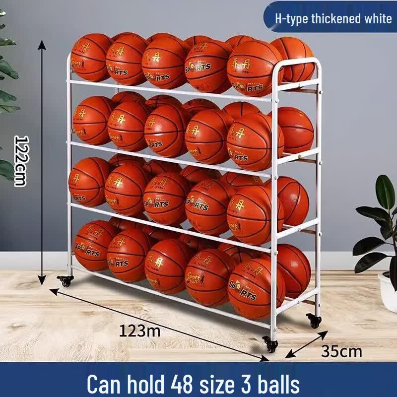 Portable Sports Ball Storage Cart
